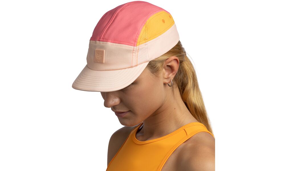 Кепка BUFF® 5 Panel Go (Domusi Apricot), Колір виробника: Domusi Apricot, Тип розміру: S/M, зображення 4