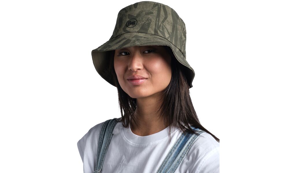 Панама BUFF® Adventure Bucket (Acai Khaki), Колір виробника: Acai Khaki, Тип розміру: L/XL, зображення 4