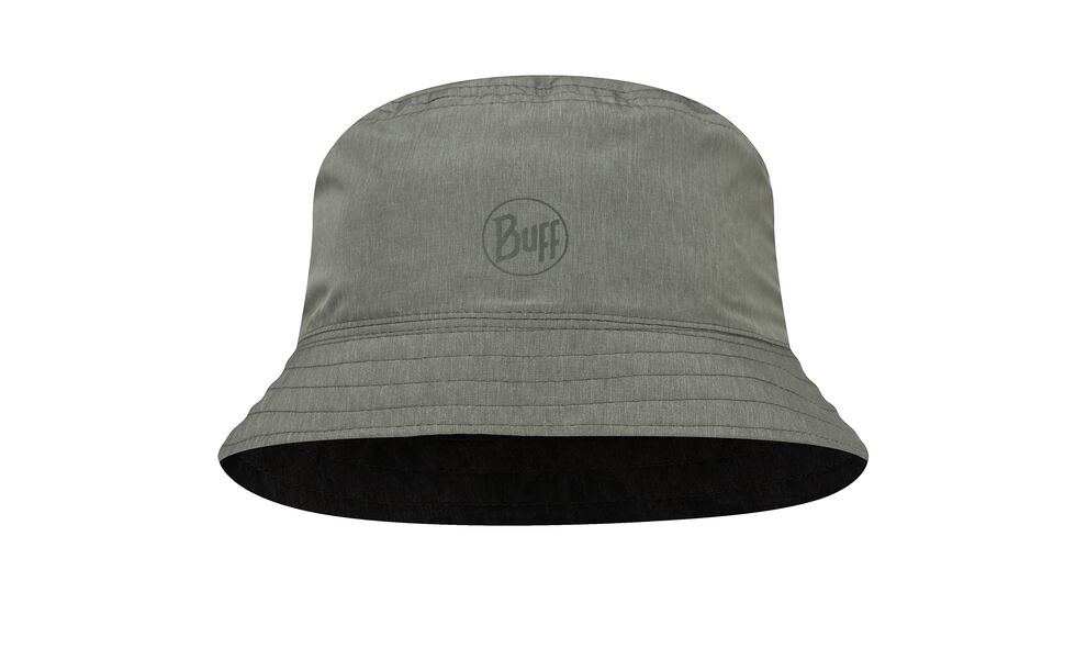 Панама BUFF® Travel Bucket (Gline Black/Grey), Колір виробника: Gline Black/Grey, Тип розміру: S/M, зображення 3