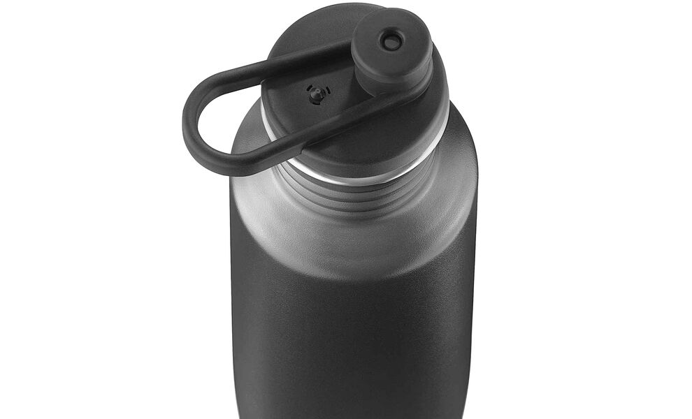 Спортивна пляшка для води з поїлкою та додатковою кришкою Esbit Pictor Sports (Black) на 750 мл, нержавіюча сталь, Об'єм: 750, зображення 3