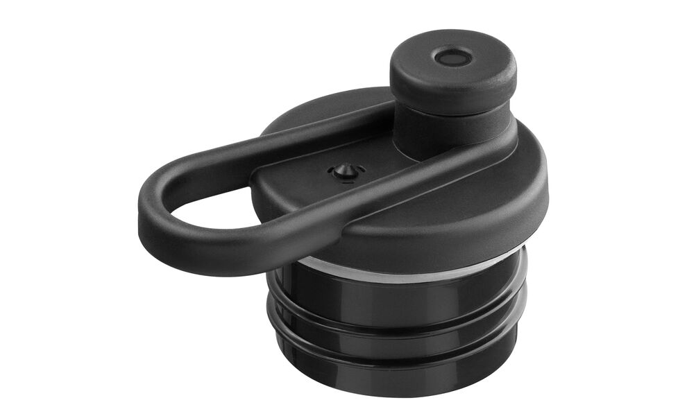 Спортивна пляшка для води з поїлкою та додатковою кришкою Esbit Pictor Sports (Black) на 750 мл, нержавіюча сталь, Об'єм: 750, зображення 6