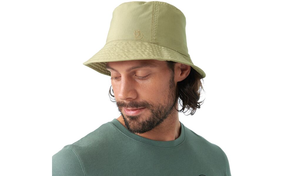 Панама Fjallraven Reversible Bucket - 84783 (195-622/Sand Stone-Light Olive), Колір виробника: 195-622/Sand Stone-Light Olive, Тип розміру: S/M, зображення 4