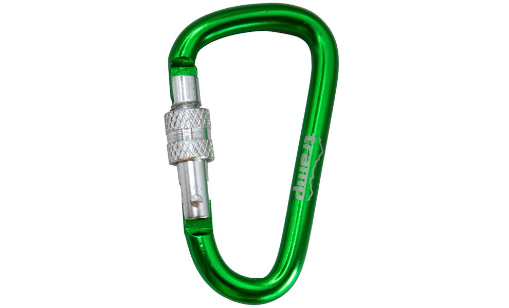 Набір карабінів Tramp UTRA-302 (Green), 10 шт., Тип розміру: 7 см, Колір: Green, зображення 2