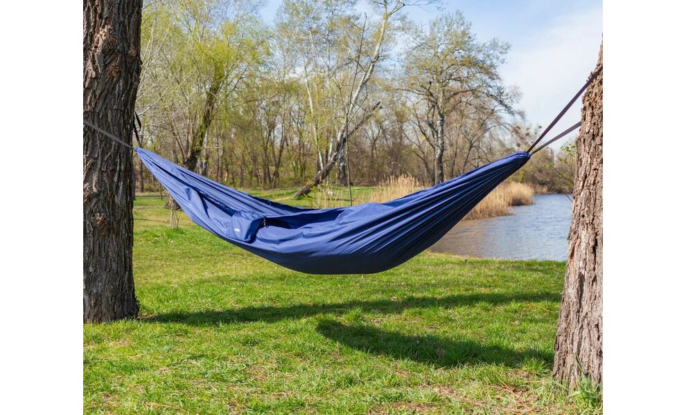 Гамак Tribe Hammock (Navi) (з кріпленнями), Колір виробника: Navi, зображення 5