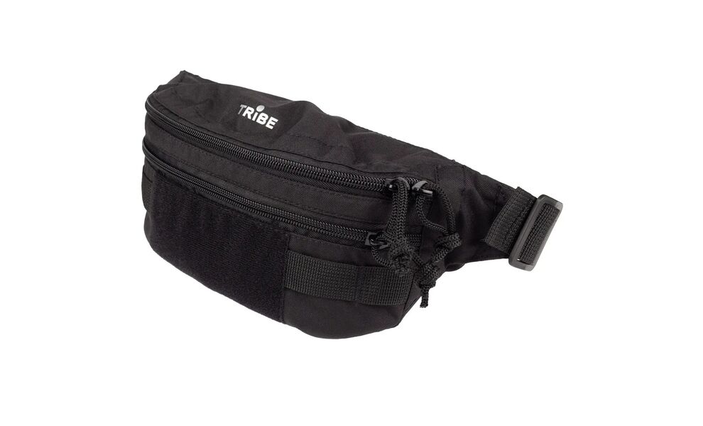 Сумка на пояс Tribe Organiser Velcro, Об'єм: 3, Колір виробника: Black, зображення 5