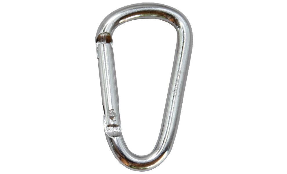 Набір карабінів Tramp UTRA-300 (Silver), 10 шт., Тип розміру: 6 см, Колір: Silver, зображення 2