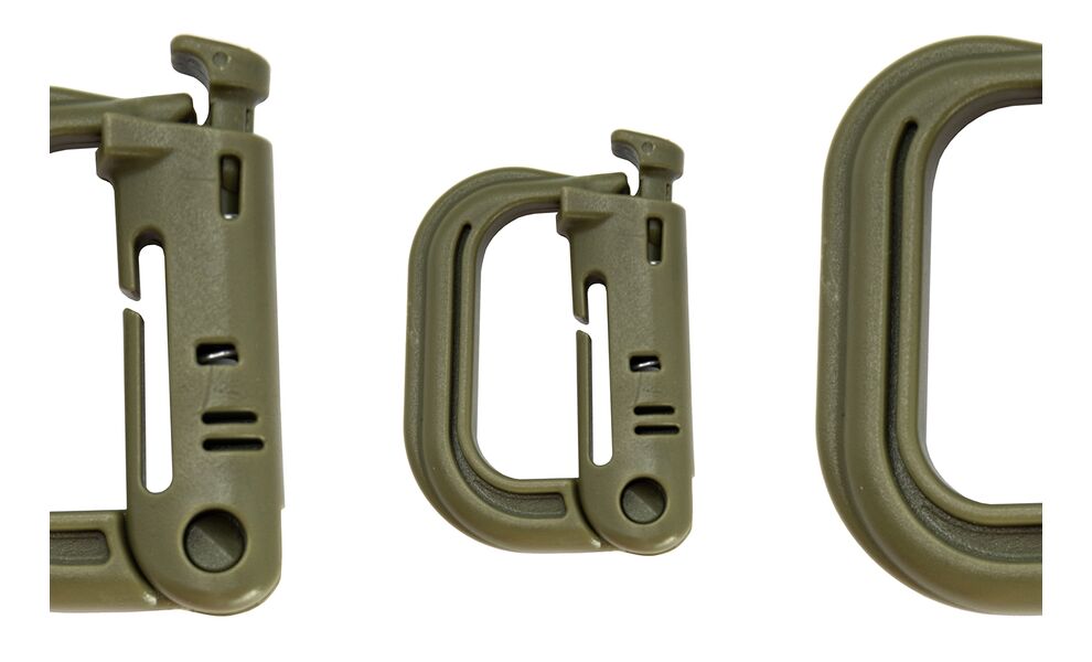 Набір карабінів Tramp Grimlock (Green), 3 шт., зображення 6