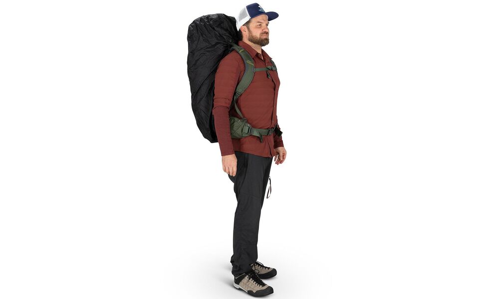 Дощовик на рюкзак Osprey Ultralight - XL (Black), 75-110 л, Об'єм рюкзака: 75-110, Колір виробника: Black, зображення 4