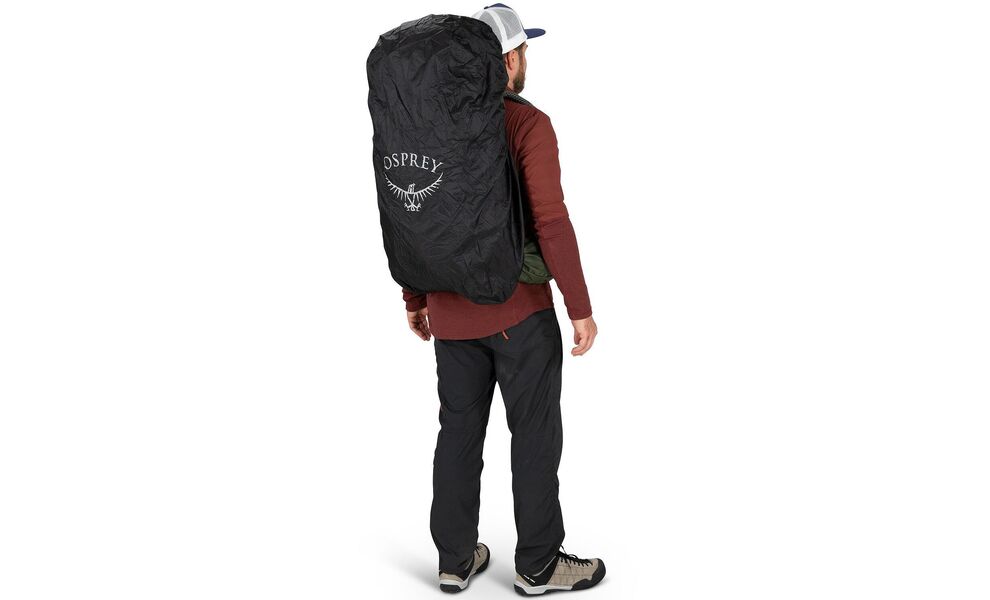 Дощовик на рюкзак Osprey Ultralight - XL (Black), 75-110 л, Об'єм рюкзака: 75-110, Колір виробника: Black, зображення 5