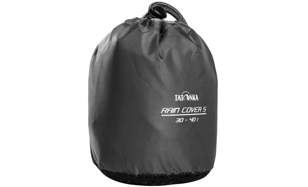 Дощовик на рюкзак Tatonka Rain Cover - S (Black), 30-40 л, Об'єм рюкзака: 30-40, Колір виробника: Black, зображення 2