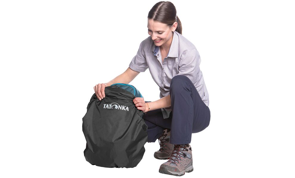 Дощовик на рюкзак Tatonka Rain Cover - S (Black), 30-40 л, Об'єм рюкзака: 30-40, Колір виробника: Black, зображення 6