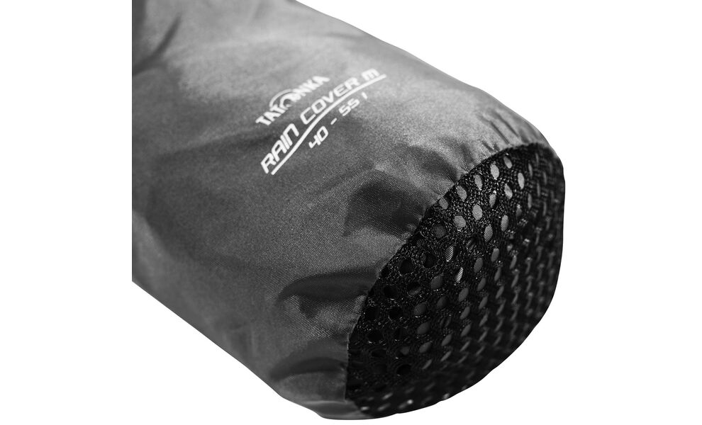 Дощовик на рюкзак Tatonka Rain Cover - M (Black), 40-55 л, Об'єм рюкзака: 40-55, Колір виробника: Black, зображення 8