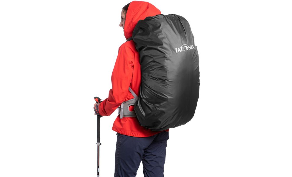 Дощовик на рюкзак Tatonka Rain Cover - M (Black), 40-55 л, Об'єм рюкзака: 40-55, Колір виробника: Black, зображення 10