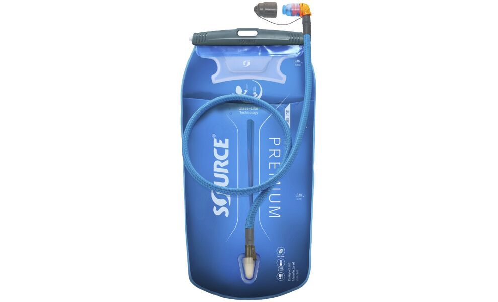 Гідратор Source Widepac Premium (Alpine Blue), 3 л, Об'єм: 3000, Колір виробника: Alpine Blue, зображення 2