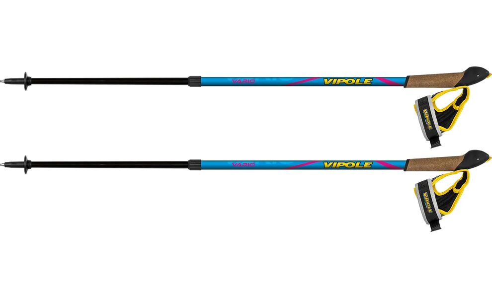 Палиці для скандинавської ходьби Vipole Vario Novice (Blue/Violet), 90-130 см, Колір виробника: Blue/Violet, зображення 2