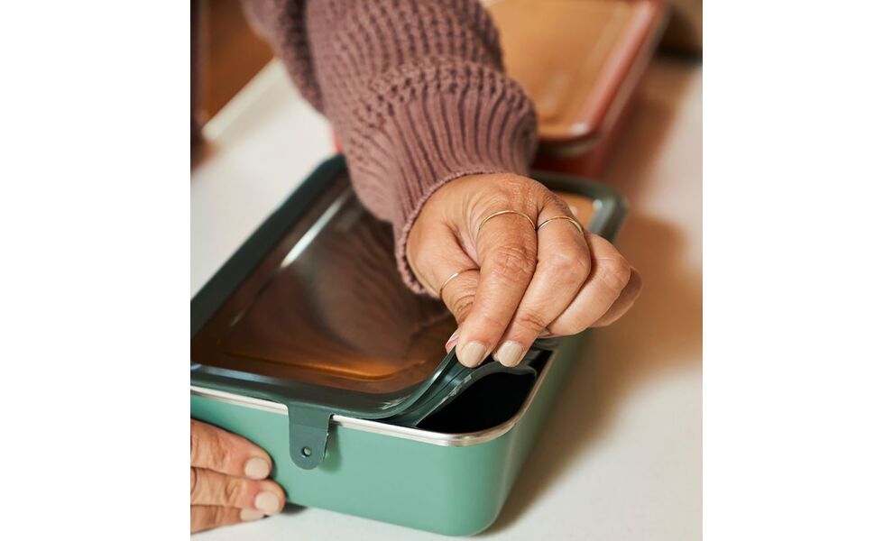 Туристичний герметичний контейнер для їжі Klean Kanteen Rise - Big Meal (Sea Spray) на 1626 мл, нержавіюча сталь, Об'єм: 1626, Колір: Sea Spray, зображення 8