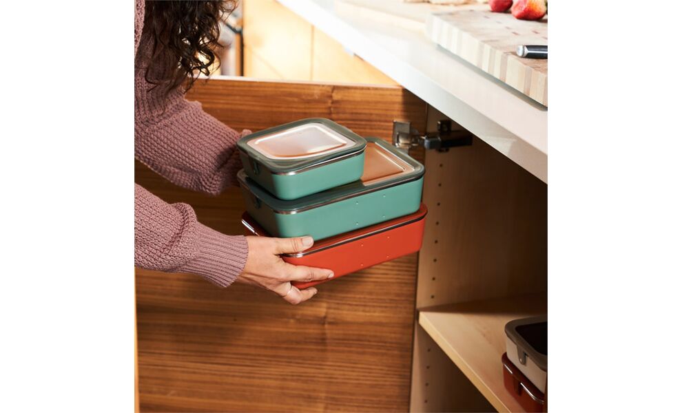 Туристичний герметичний контейнер для їжі Klean Kanteen Rise - Big Meal (Sea Spray) на 1626 мл, нержавіюча сталь, Об'єм: 1626, Колір: Sea Spray, зображення 11