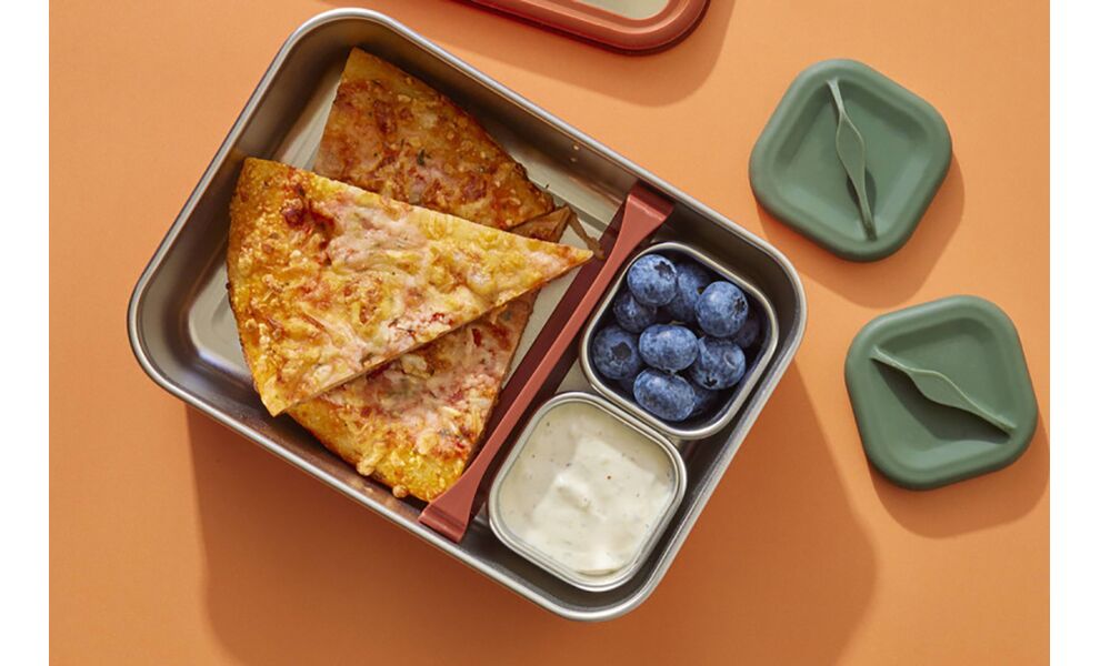 Туристичний герметичний контейнер для їжі Klean Kanteen Rise - Half Snack (Sea Spray) на 83 мл, нержавіюча сталь, Об'єм: 83, Колір: Sea Spray, зображення 10