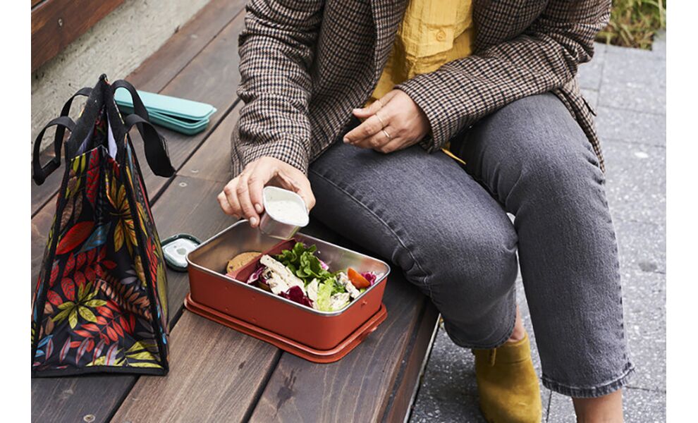 Туристичний герметичний контейнер для їжі Klean Kanteen Rise - Half Snack (Sea Spray) на 83 мл, нержавіюча сталь, Об'єм: 83, Колір: Sea Spray, зображення 12