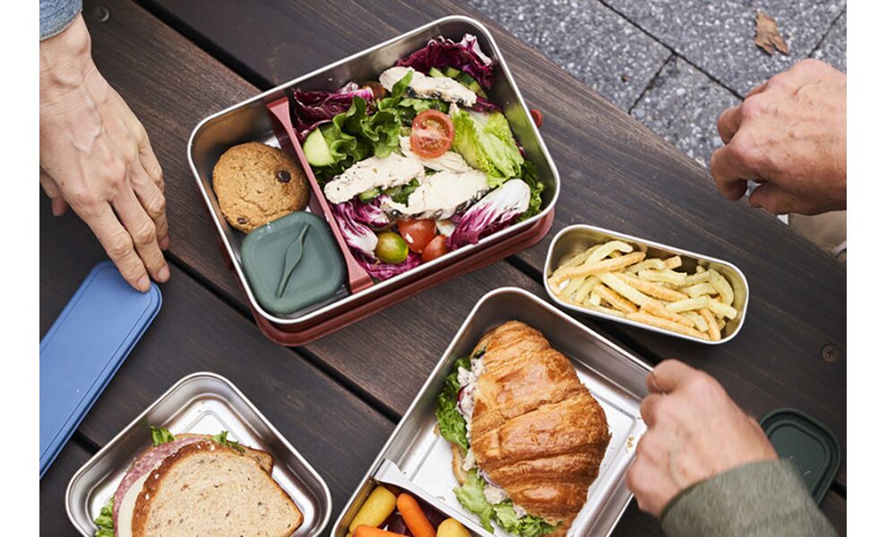 Туристичний герметичний контейнер для їжі Klean Kanteen Rise - Half Snack (Sea Spray) на 83 мл, нержавіюча сталь, Об'єм: 83, Колір: Sea Spray, зображення 14