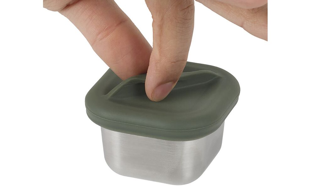 Туристичний герметичний контейнер для їжі Klean Kanteen Rise - Half Snack (Sea Spray) на 83 мл, нержавіюча сталь, Об'єм: 83, Колір: Sea Spray, зображення 6