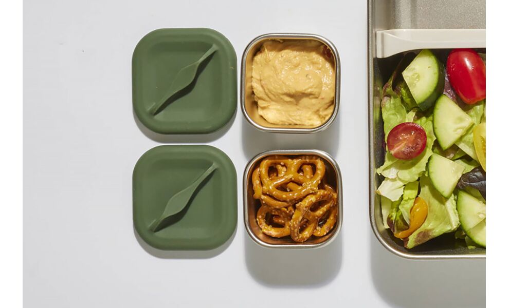 Туристичний герметичний контейнер для їжі Klean Kanteen Rise - Half Snack (Sea Spray) на 83 мл, нержавіюча сталь, Об'єм: 83, Колір: Sea Spray, зображення 9