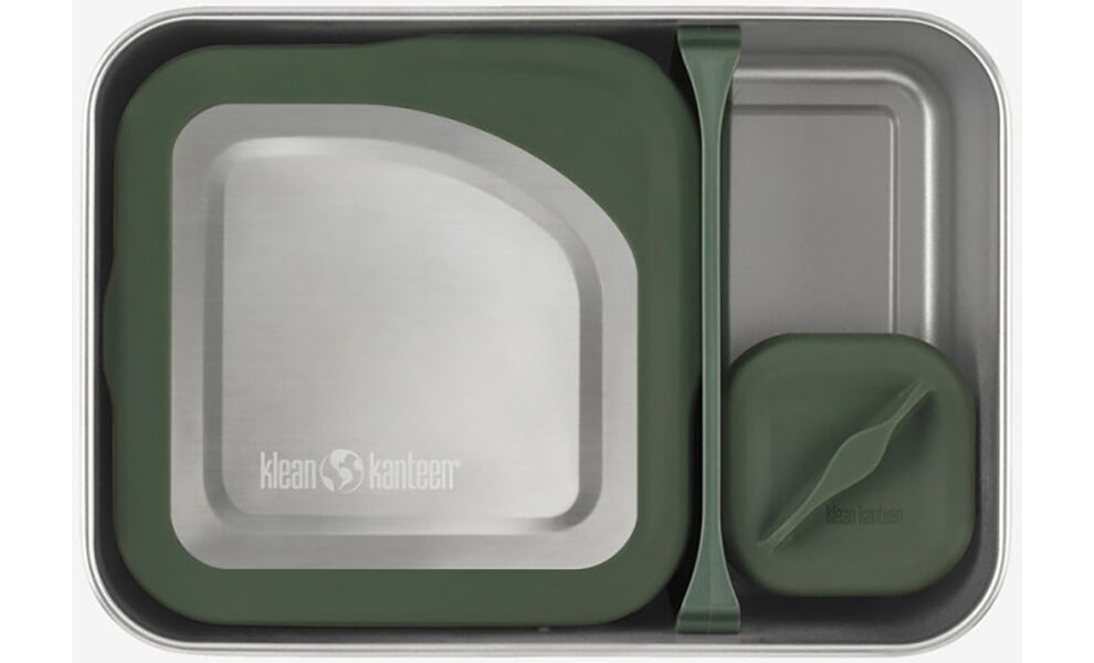 Туристичний герметичний контейнер для їжі Klean Kanteen Rise - Lunch (Sea Spray) на 592 мл, нержавіюча сталь, Об'єм: 592, Колір: Sea Spray, зображення 6