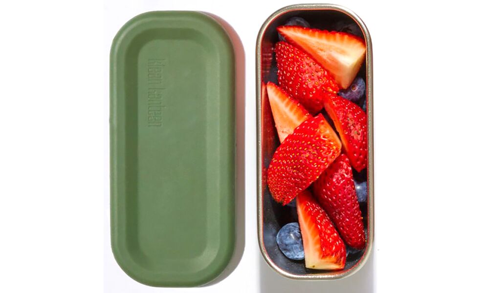 Туристичний герметичний контейнер для їжі Klean Kanteen Rise - Snack (Sea Spray) на 296 мл, нержавіюча сталь, Об'єм: 296, Колір: Sea Spray, зображення 8