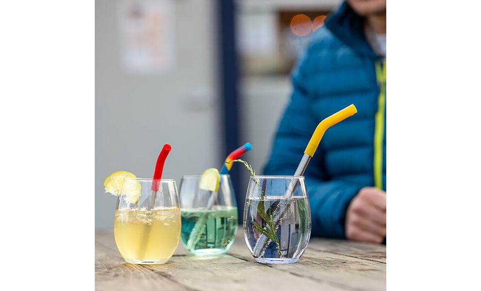 Туристична набір трубочок Klean Kanteen Straw (8 мм), нержавіюча сталь (4 шт), зображення 3