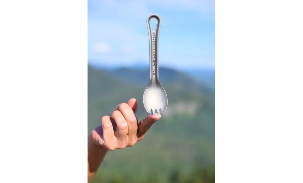 Туристична ложка-виделка MSR Titan Spork, титан, зображення 5