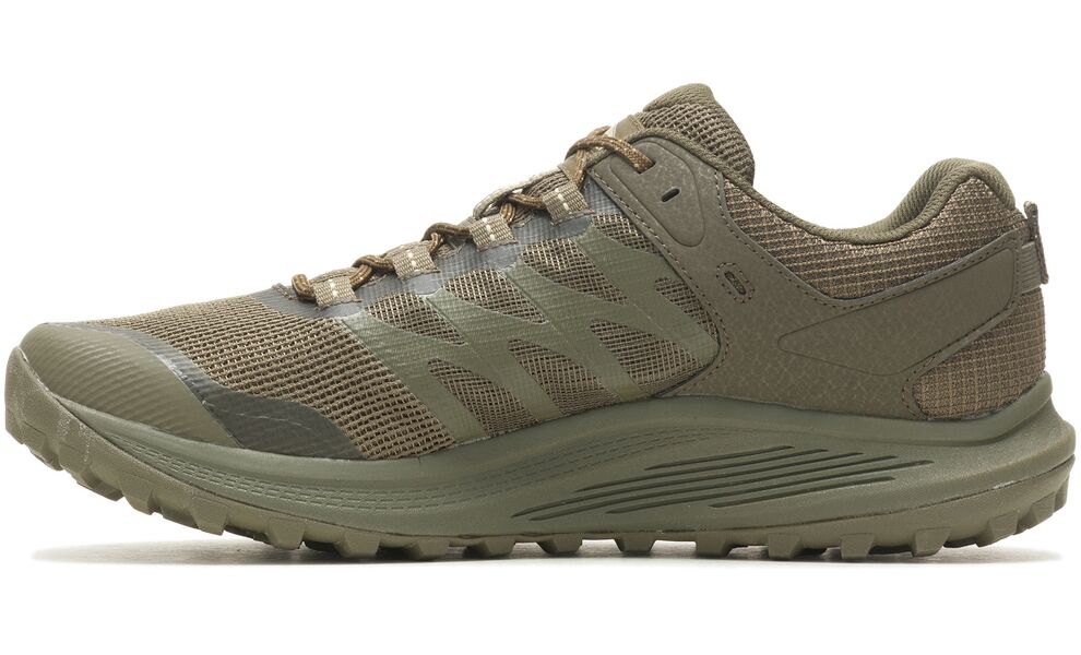 Трекінгові кросівки чоловічі Merrell Nova 3 Tactical (Dark Olive), Колір виробника: Dark Olive, Тип колодки: середня, Розмір виробника: US 8,5 (EU 42), зображення 3