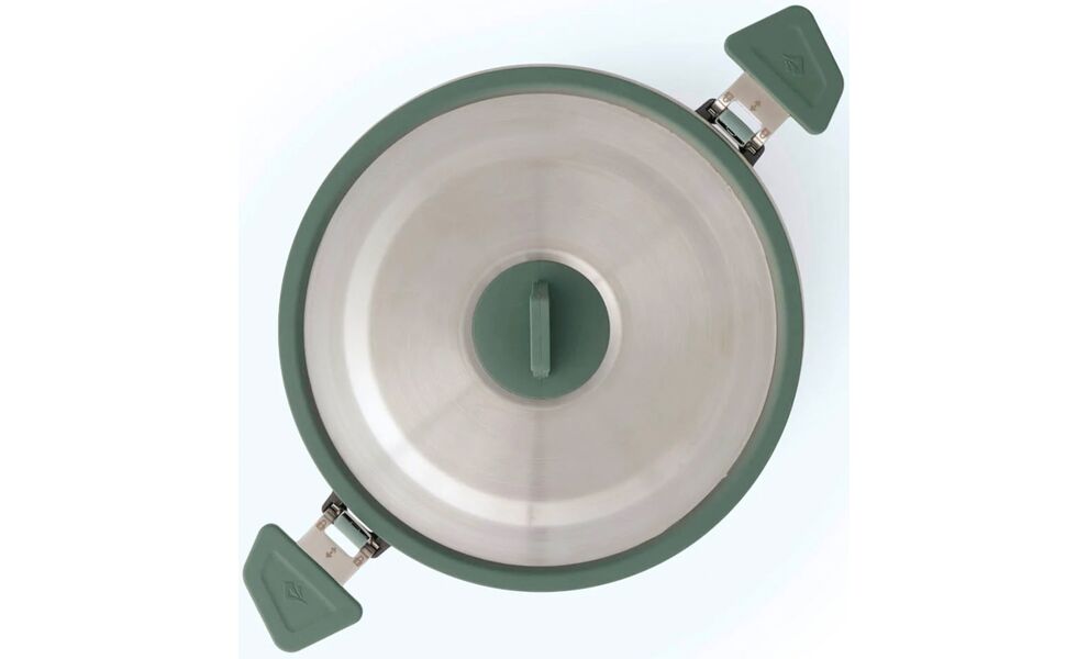 Складна туристична каструля для пальника Sea to Summit Detour (Laurel Wreath Green) на 3 л, харчовий силікон, Об'єм: 3, Колір виробника: Laurel Wreath Green, зображення 3