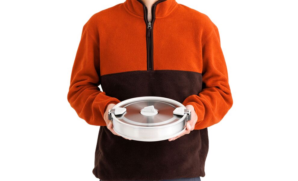 Складна туристична каструля для пальника Sea to Summit Detour (Moonstruck Grey) на 5 л, харчовий силікон, Об'єм: 5, Колір виробника: Moonstruck Grey, зображення 7