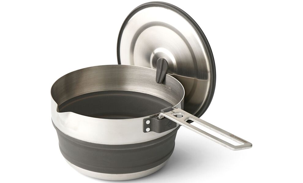 Складна туристична каструля з носиком для пальника Sea to Summit Detour на 1,8 л, харчовий силікон, Об'єм: 1,8, зображення 2