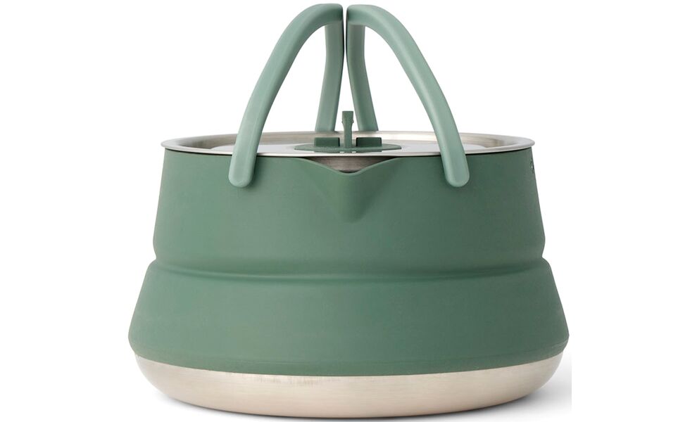 Складний туристичний чайник для пальника Sea to Summit Detour на 1,6 л (БЕЗ чохла), харчовий силікон, Об'єм: 1,6, Колір виробника: Laurel Wreath Green, зображення 2