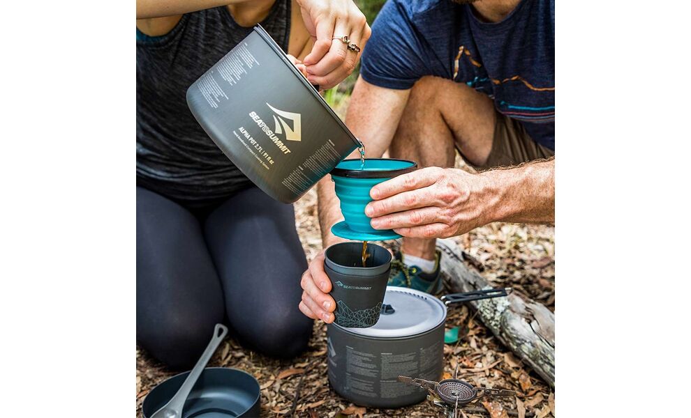 Кемпінговий набір каструль з анодованого алюмінію Sea to Summit Alpha Pot - Set 2.0: 2 каструлі, зображення 12