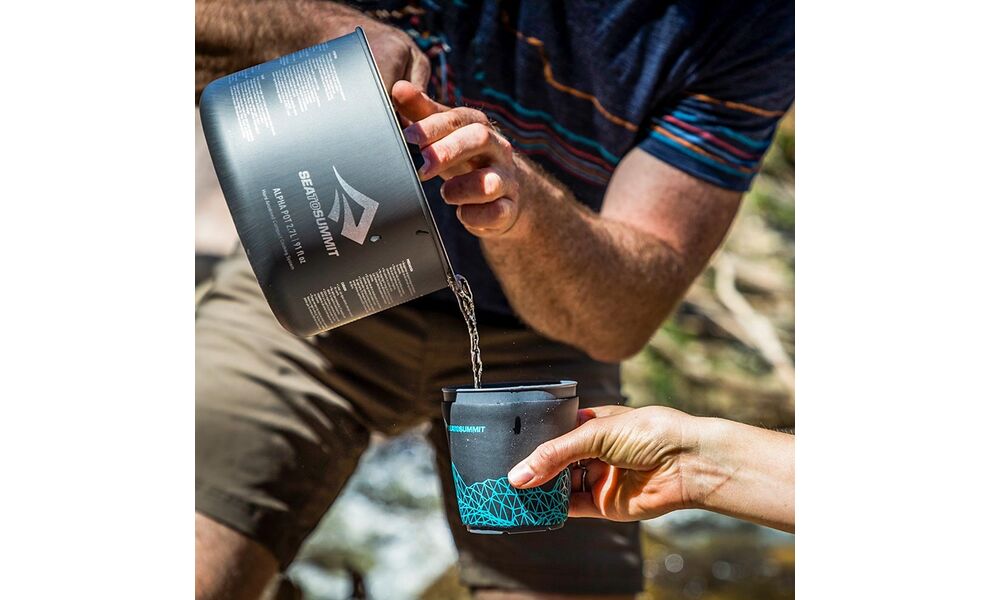 Кемпінговий набір каструль з анодованого алюмінію Sea to Summit Alpha Pot - Set 2.0: 2 каструлі, зображення 13