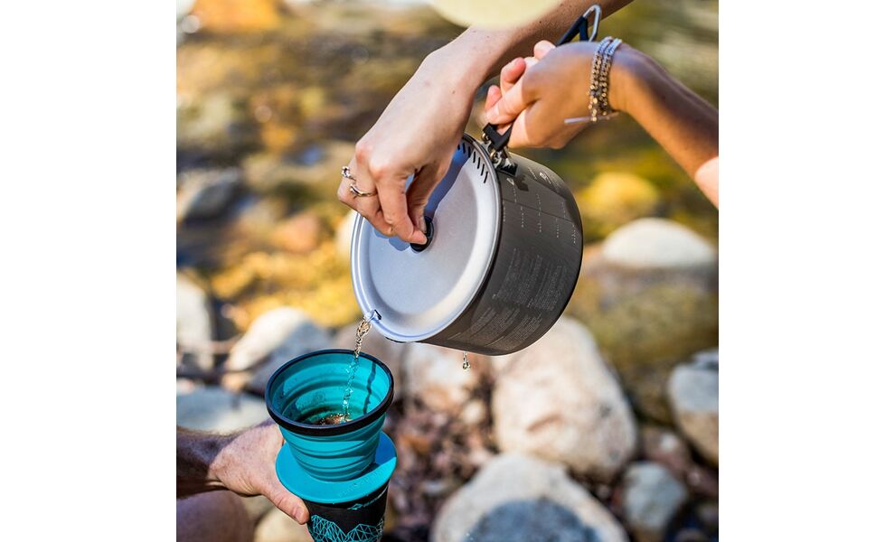 Кемпінговий набір каструль з анодованого алюмінію Sea to Summit Alpha Pot - Set 2.0: 2 каструлі, зображення 21
