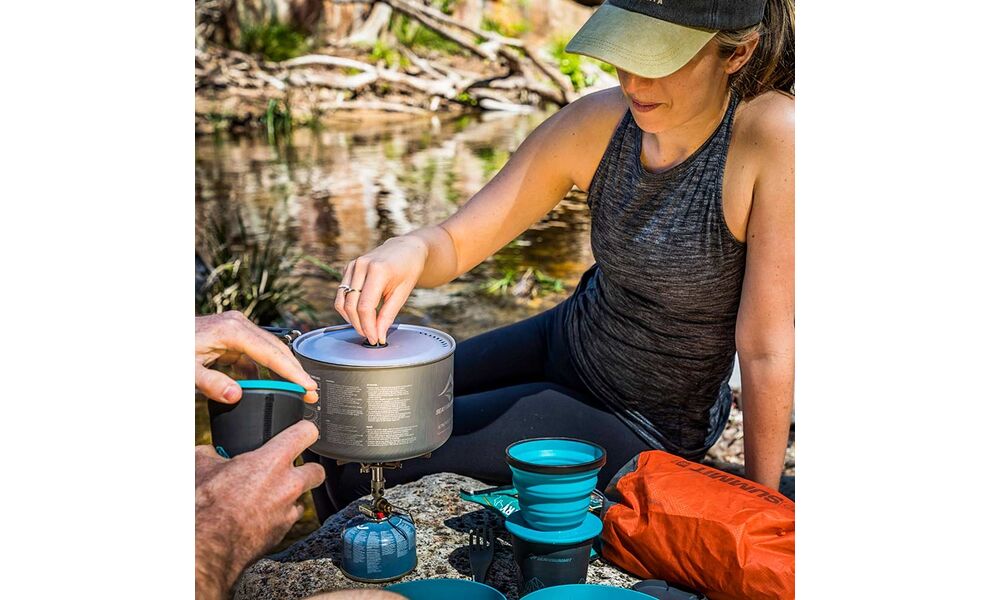 Кемпінговий набір каструль з анодованого алюмінію Sea to Summit Alpha Pot - Set 2.0: 2 каструлі, зображення 17