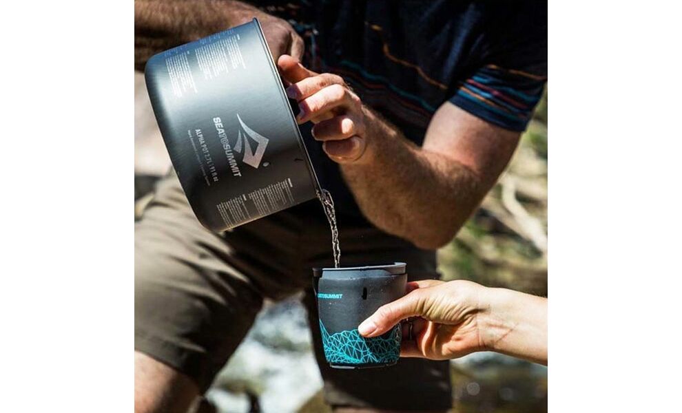 Кемпінговий набір каструль з анодованого алюмінію Sea to Summit Alpha Pot - Set 2.0: 2 каструлі, зображення 16