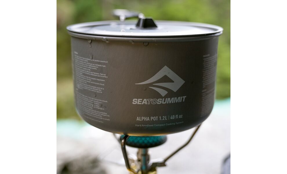 Кемпінговий набір каструль з анодованого алюмінію Sea to Summit Alpha Pot - Set 2.0: 2 каструлі, зображення 23