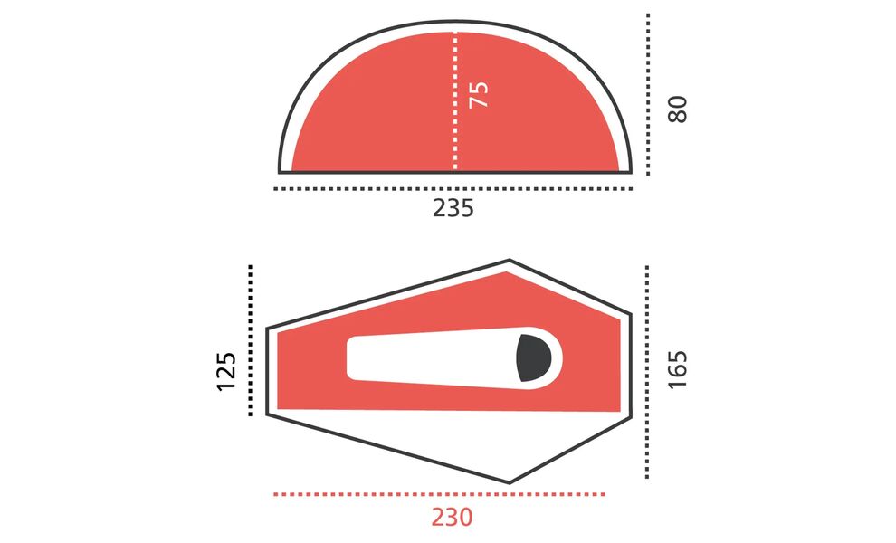 1-місний намет Grand Canyon Apex 1 Alu: двошаровий, вітростійкий, Кількість місць: 1, Матеріал каркасу: алюміній, Колір: Capulet Olive, зображення 2