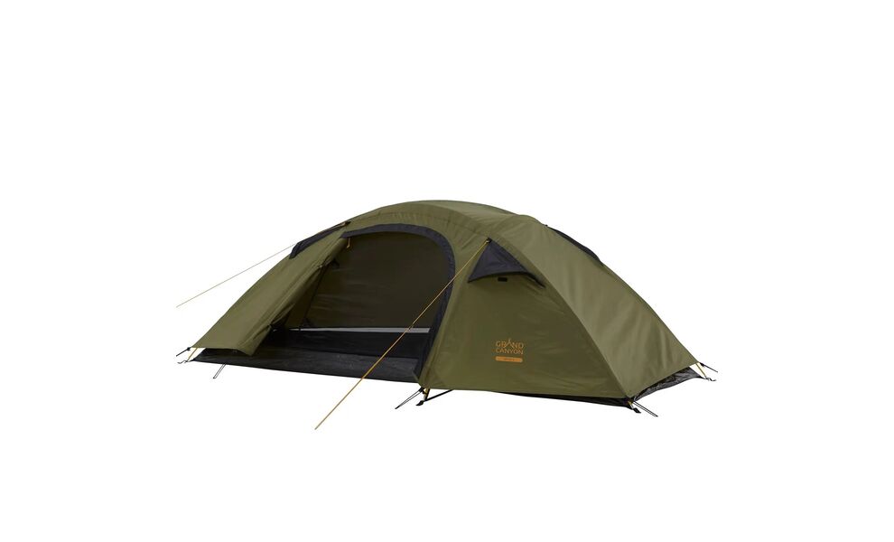1-місний намет Grand Canyon Apex 1 Alu: двошаровий, вітростійкий, Кількість місць: 1, Матеріал каркасу: алюміній, Колір: Capulet Olive, зображення 3