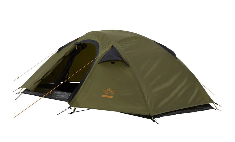1-місний намет Grand Canyon Apex 1 Alu: двошаровий, вітростійкий, Кількість місць: 1, Матеріал каркасу: алюміній, Колір: Capulet Olive, зображення 8