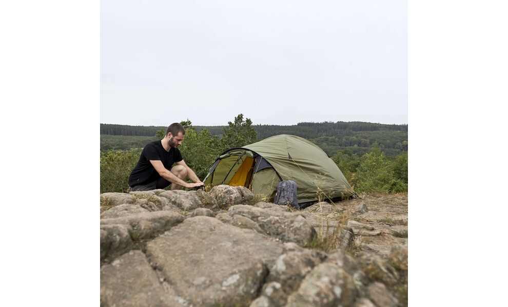 2-місний намет Grand Canyon Topeka 2 Alu: двошаровий, з тамбуром, Кількість місць: 2, Матеріал каркасу: алюміній, Колір: Capulet Olive, зображення 12