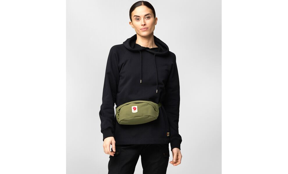 Сумка на пояс Fjallraven Ulvo Hip Pack Medium - 23165 (620/Green), 2 л, Об'єм: 2, Колір виробника: 620/Green, зображення 8