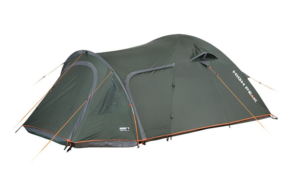 4-місний намет High Peak Kira 4.1: двошаровий, з тамбуром, Кількість місць: 4, Колір: Deep Forest, зображення 3