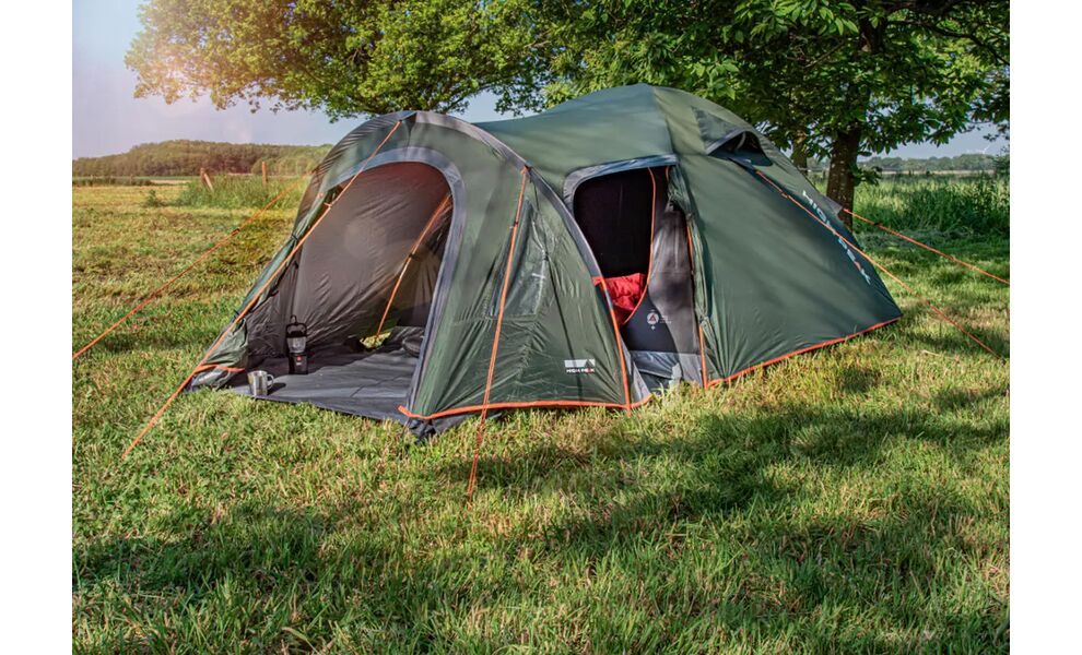 4-місний намет High Peak Kira 4.1: двошаровий, з тамбуром, Кількість місць: 4, Колір: Deep Forest, зображення 11