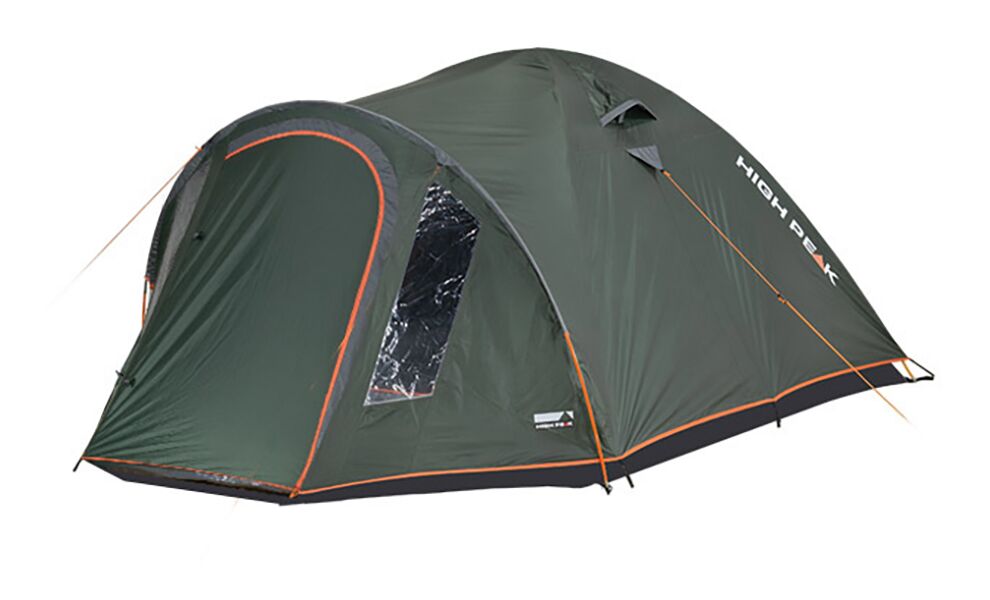 4-місний намет High Peak Nevada 4.1: двошаровий, з тамбуром, Кількість місць: 4, Колір: Deep Forest, зображення 4