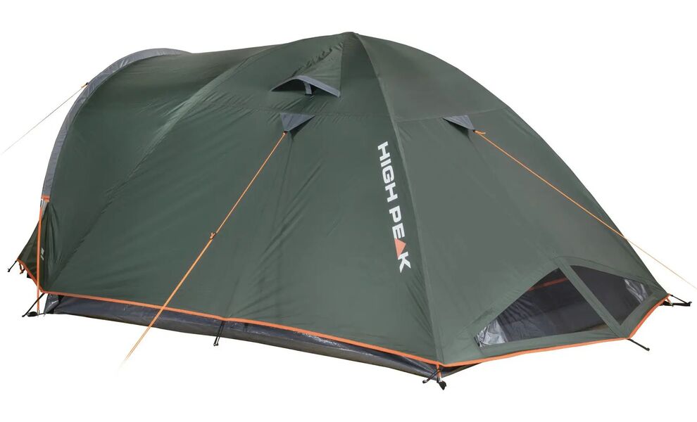 4-місний намет High Peak Nevada 4.1: двошаровий, з тамбуром, Кількість місць: 4, Колір: Deep Forest, зображення 5